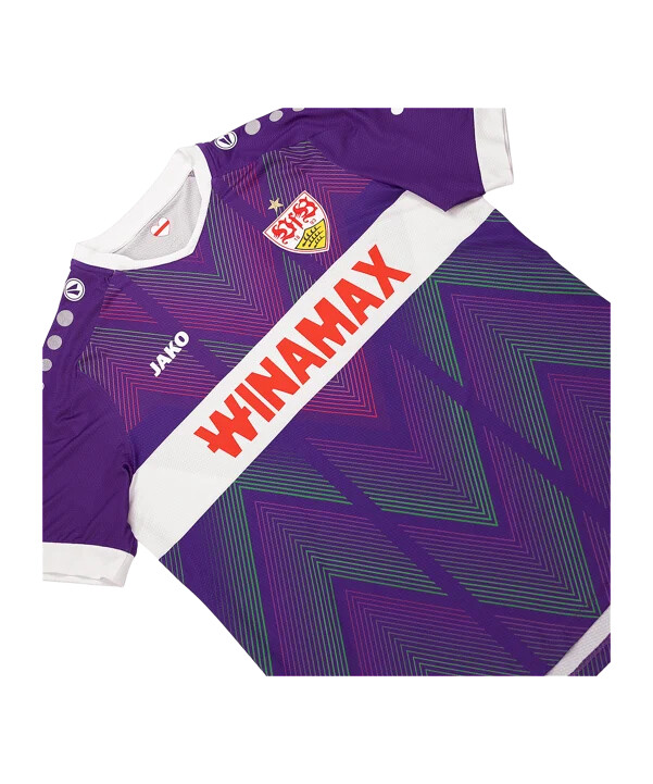brankářský dres jako vfb stuttgart venkovní 20242025 fialový f663