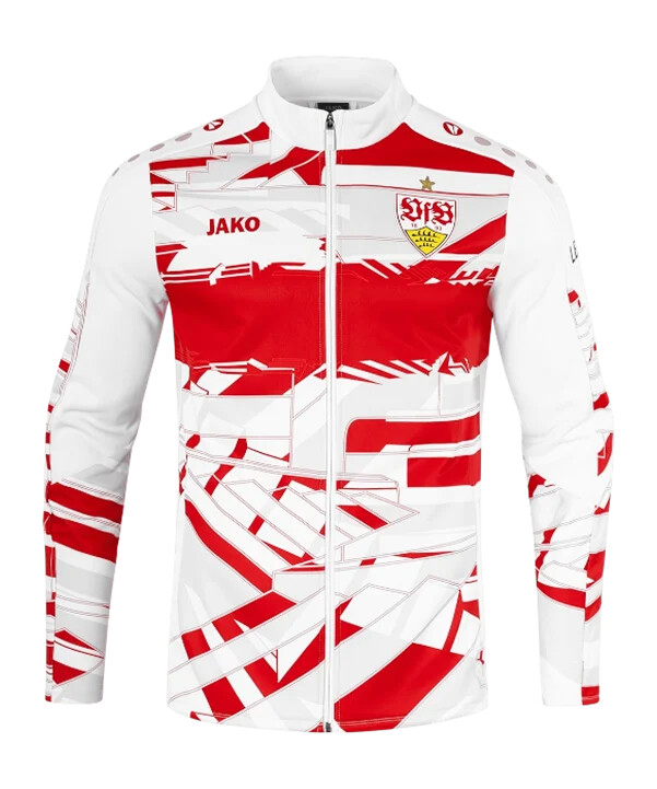 zahřívací bunda jako vfb stuttgart bílá f656