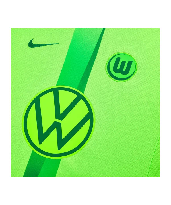 nike vfl wolfsburg home jersey 20242025 green f398
