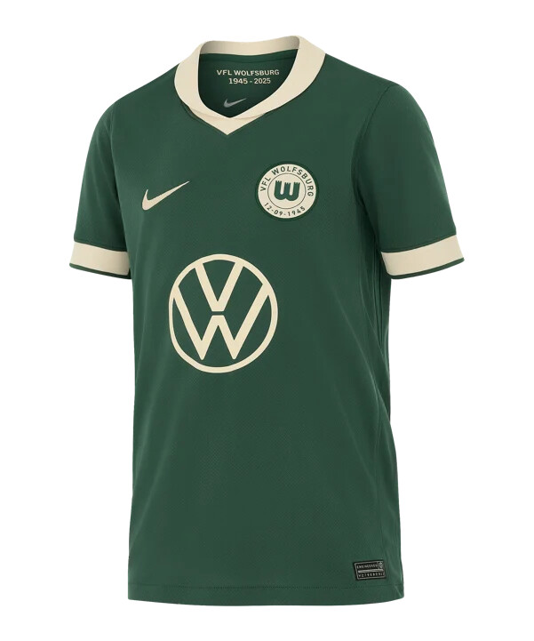 dětský dres nike vfl wolfsburg 3. týmu 20252026 zelený f302