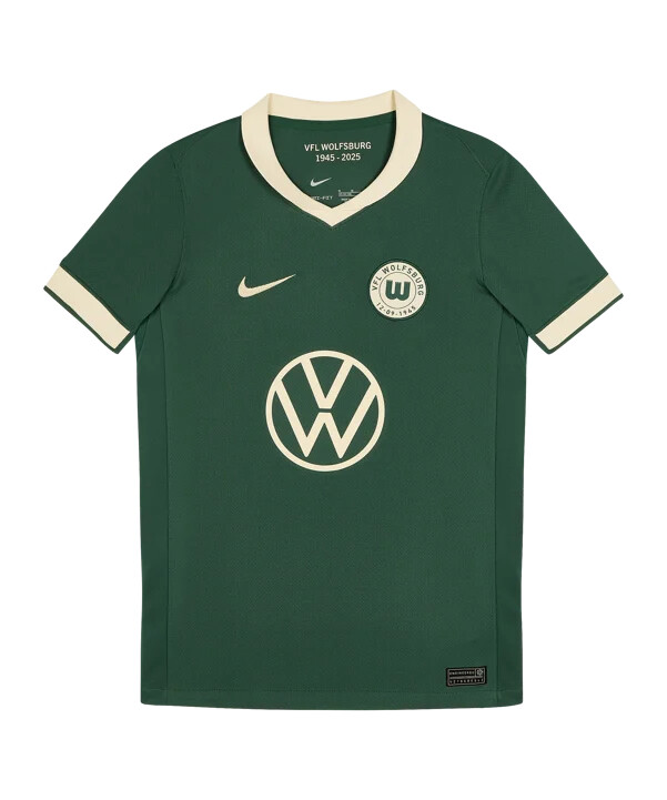 dětský dres nike vfl wolfsburg 3. týmu 20252026 zelený f302