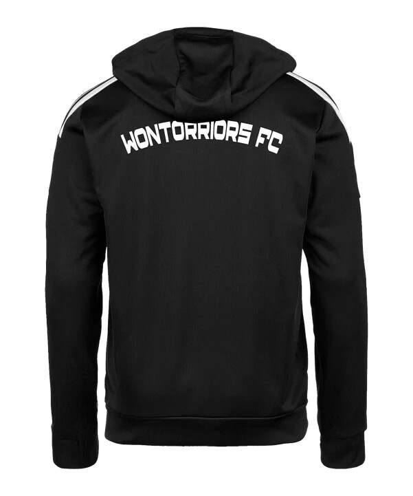 mikina s kapucí adidas wontorriors fc černá
