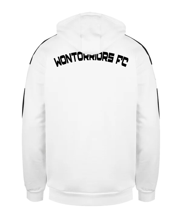 mikina s kapucí adidas wontorriors fc bílá
