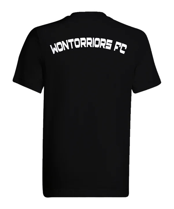 tričko adidas wontorriors fc černé