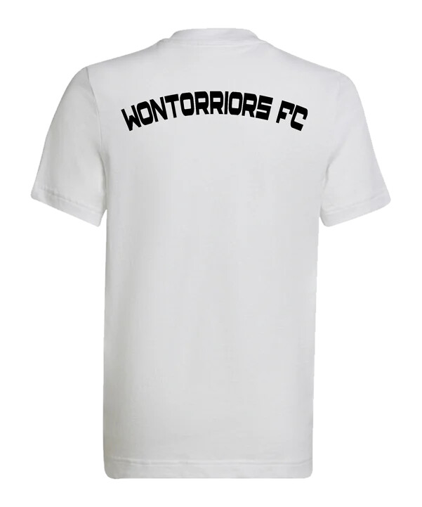 tričko adidas wontorriors fc bílé