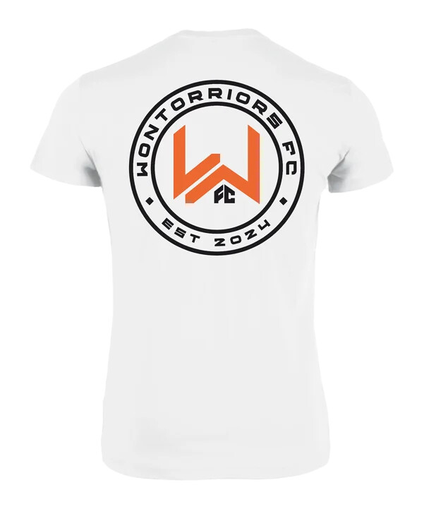 fan tričko wontorriors fc bílé fc001