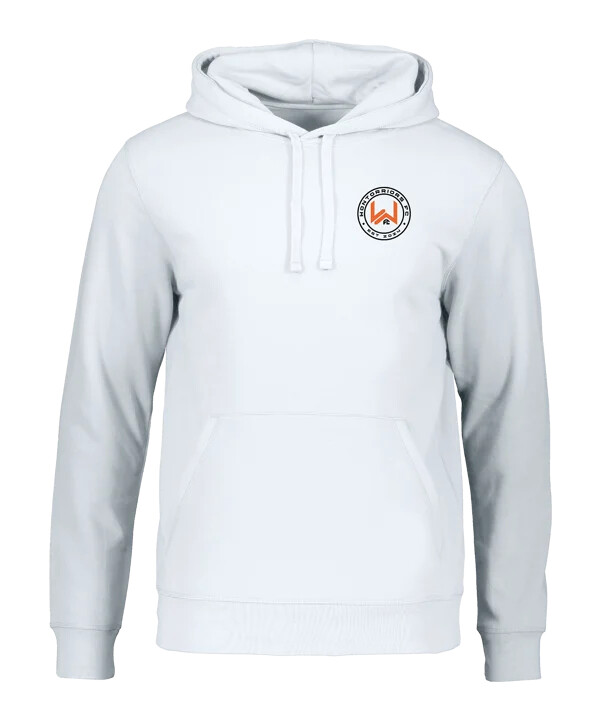 mikina s kapucí wontorriors fc fan bílá fc001
