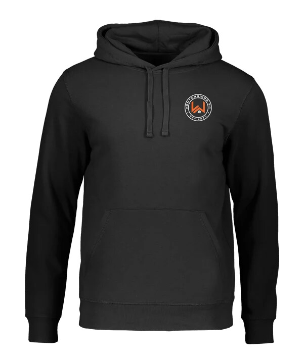 mikina s kapucí wontorriors fc fan černá fc002