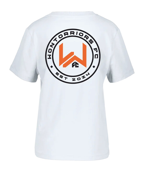 dámské tričko wontorriors fc fanouškovské bílé fc001