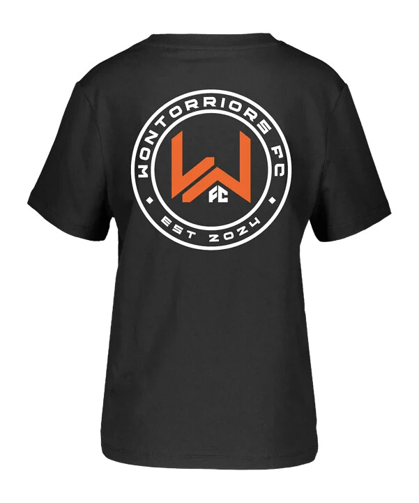 dámské tričko wontorriors fc fanouškovské černé fc002