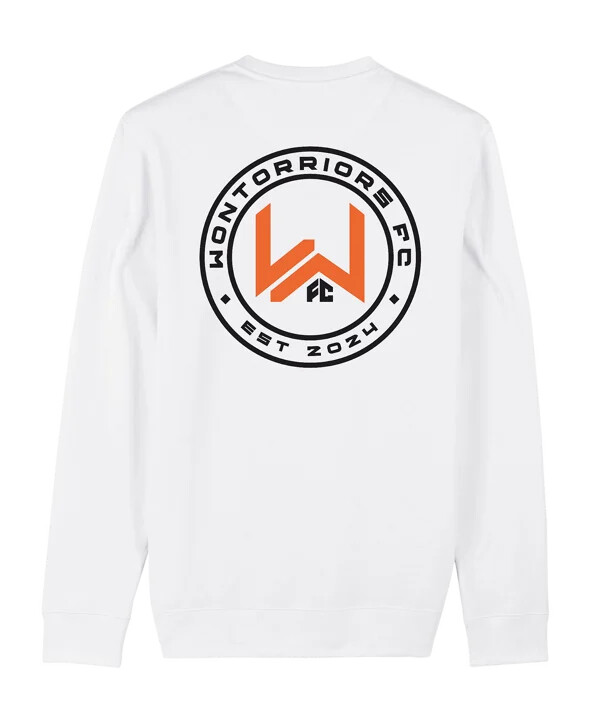 fan mikina wontorriors fc bílá fc001