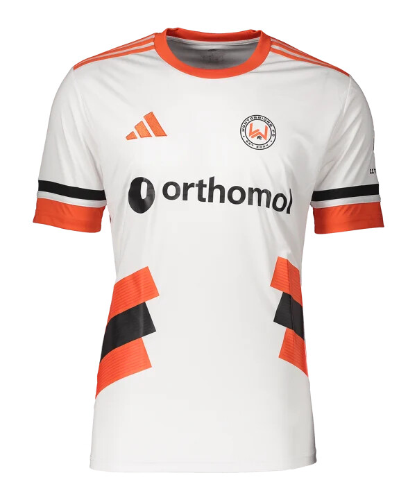 dres adidas wontorriors fc 3. týmu 2025 bílý