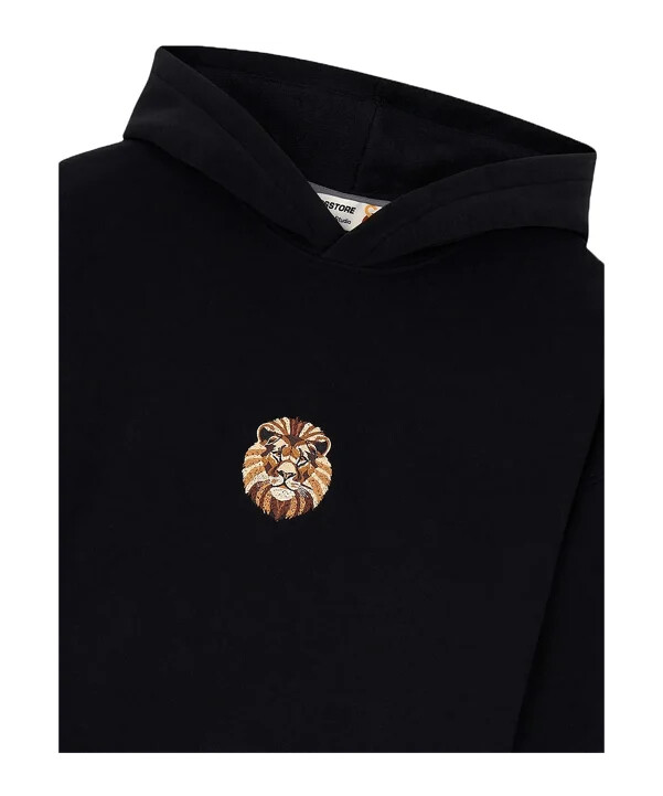 mikina gsstore x reflect studio lion hoody černá