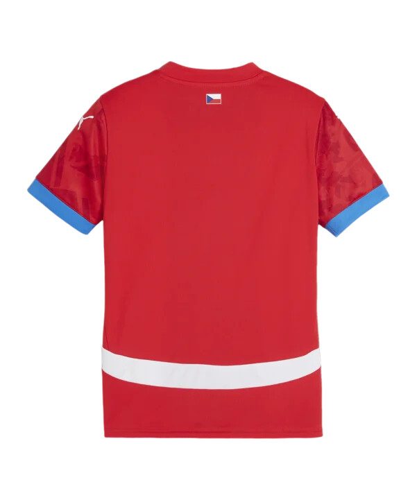 puma Česká republika domácí dres 20232024 dětský červený f01