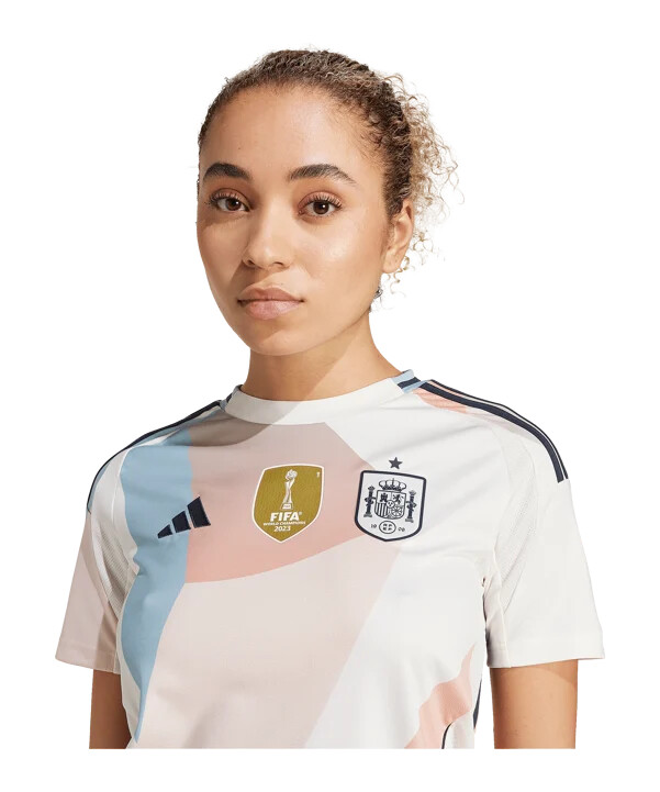 dámský venkovní dres adidas Španělska pro euro 2025 bílý