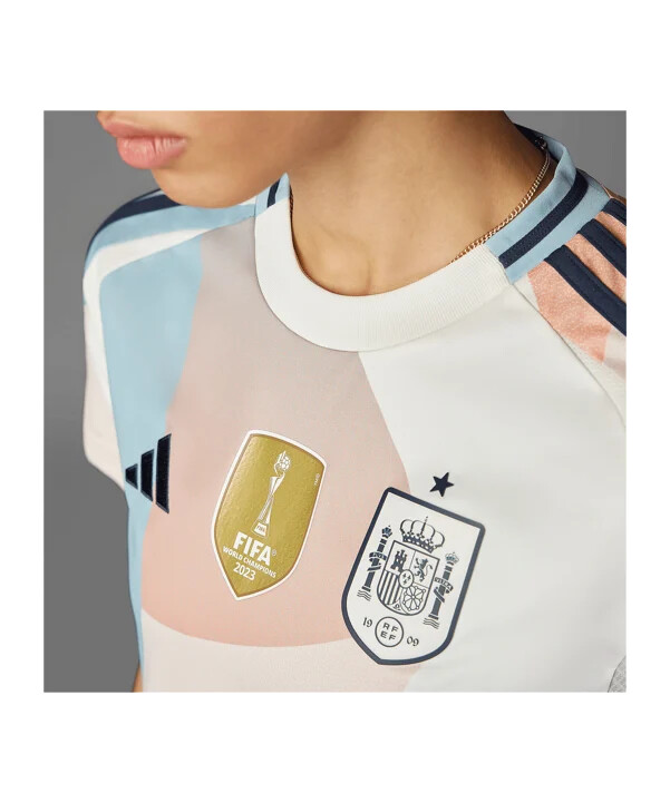 dámský venkovní dres adidas Španělska pro euro 2025 bílý