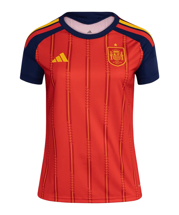 dámský domácí dres adidas Španělska pro mistrovství světa 2026 červený