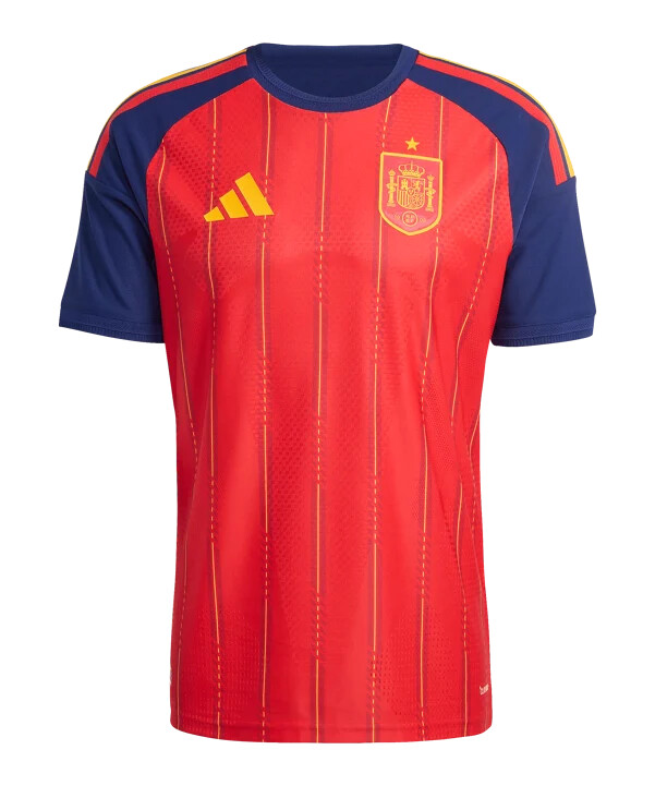 adidas Španělsko autentický domácí dres mistrovství světa 2026 Červený