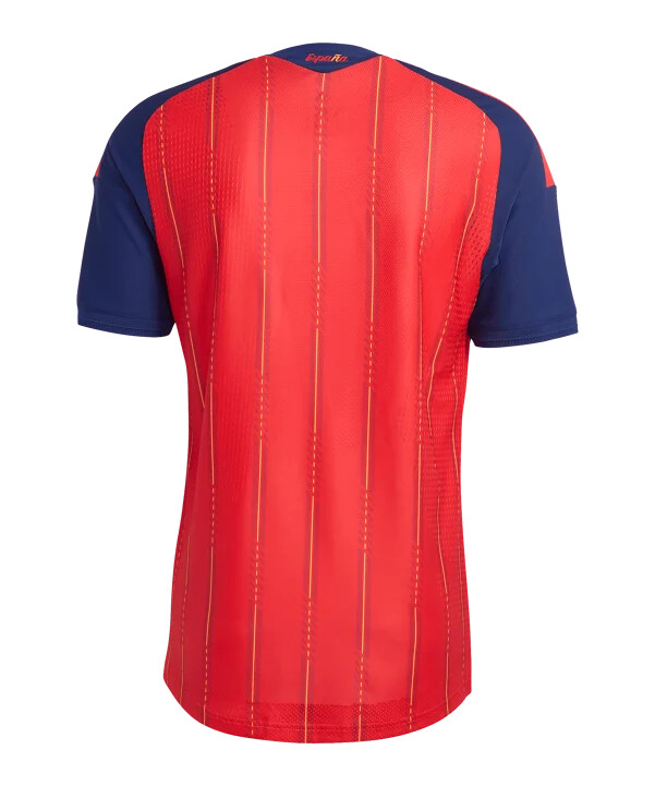 adidas Španělsko autentický domácí dres mistrovství světa 2026 Červený