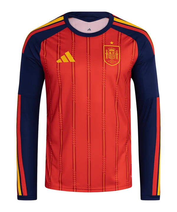 adidas Španělsko s dlouhým rukávem domácí dres mistrovství světa 2026 červený