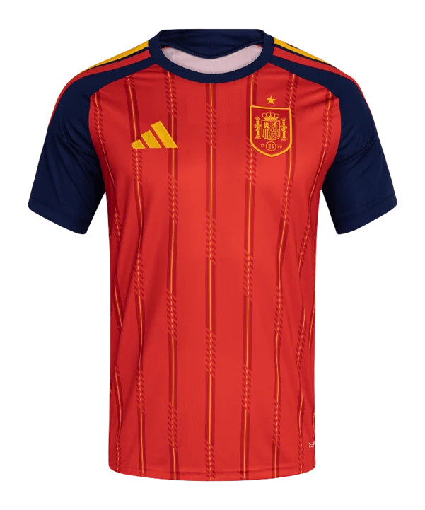 domácí dres adidas Španělska na mistrovství světa 2026 červený
