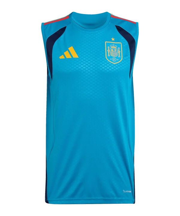 adidas spain tiro tréninkové tričko bez rukávů modré