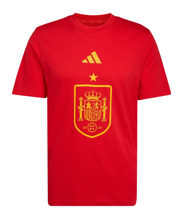 tričko adidas spain dna graphic s červeným potiskem