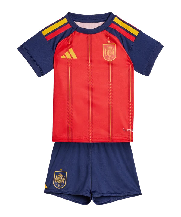adidas Španělsko dětský dres domácí dres mistrovství světa 2026 dětský červený