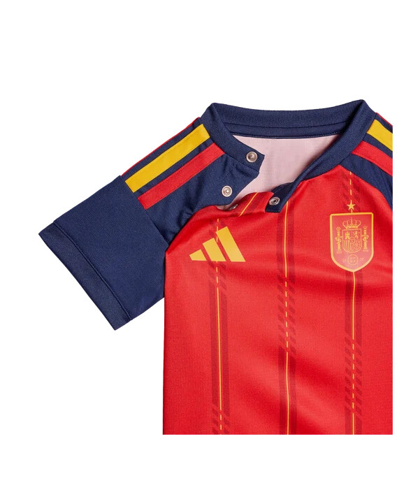 adidas Španělsko dětský dres domácí dres mistrovství světa 2026 dětský červený
