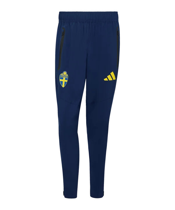 kalhoty adidas sweden tiro tech modré