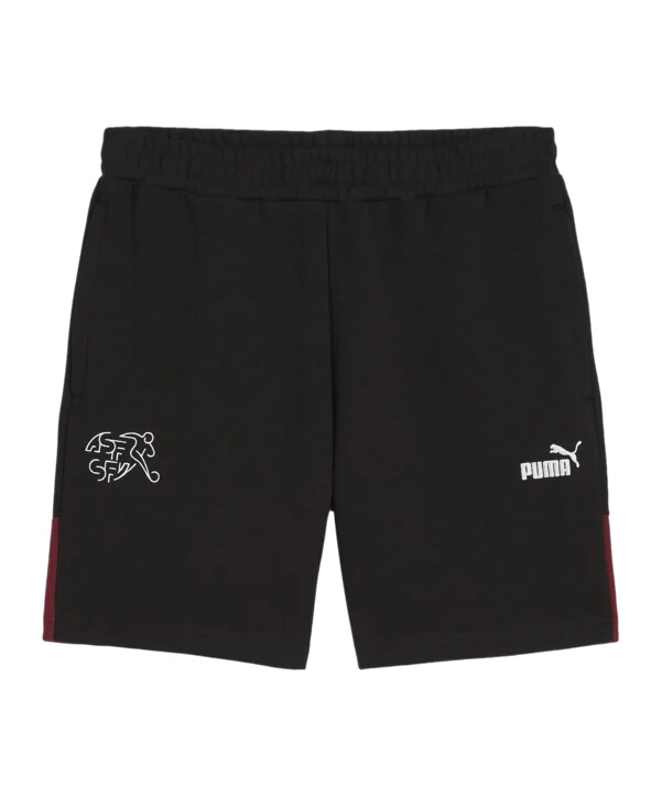 puma Švýcarsko ftbl archive kraťasy Černé f14